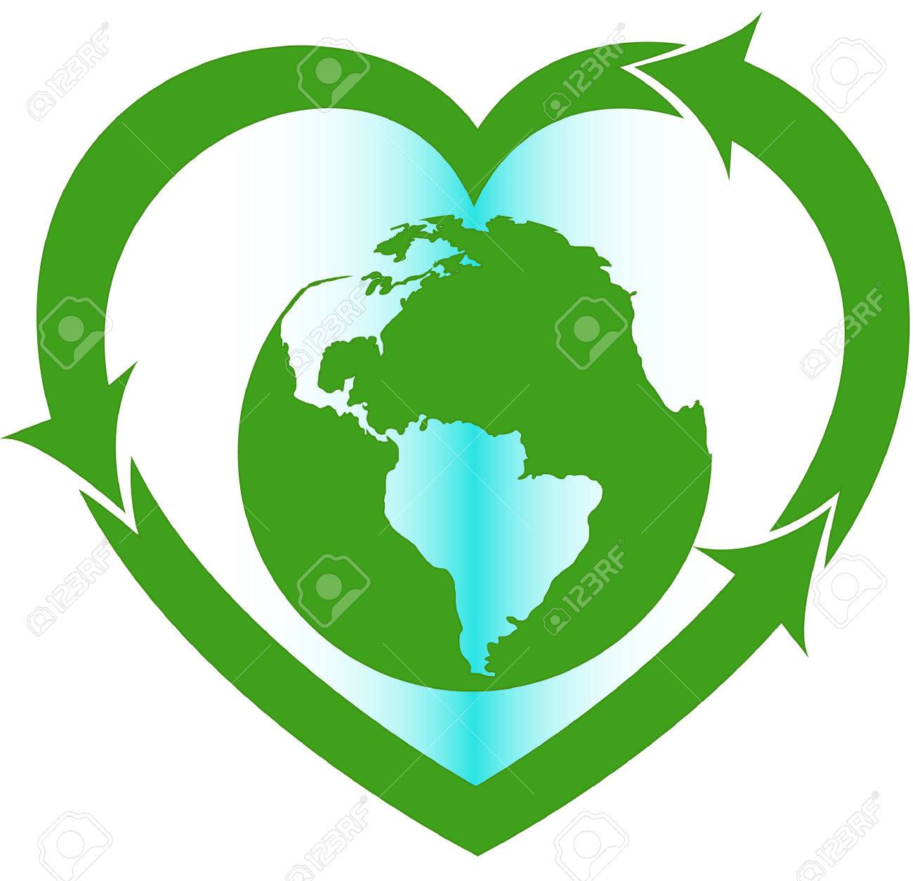 Love Earth eco oriented sign